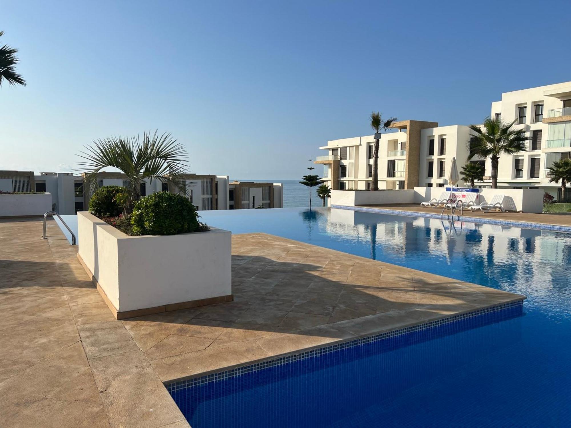 2 Bedroom Apartment With Sea View And Private Pool Sidi Bouqnadel Exterior foto